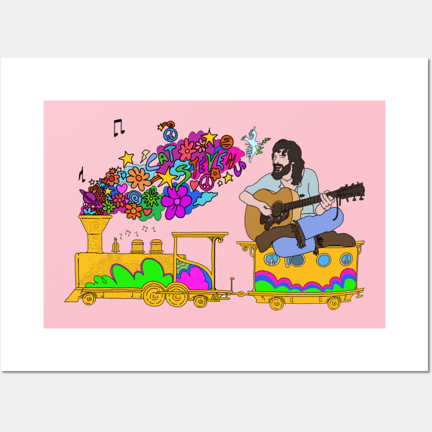 Cat Stevens Peace Train Wall Art by tharrisunCreative